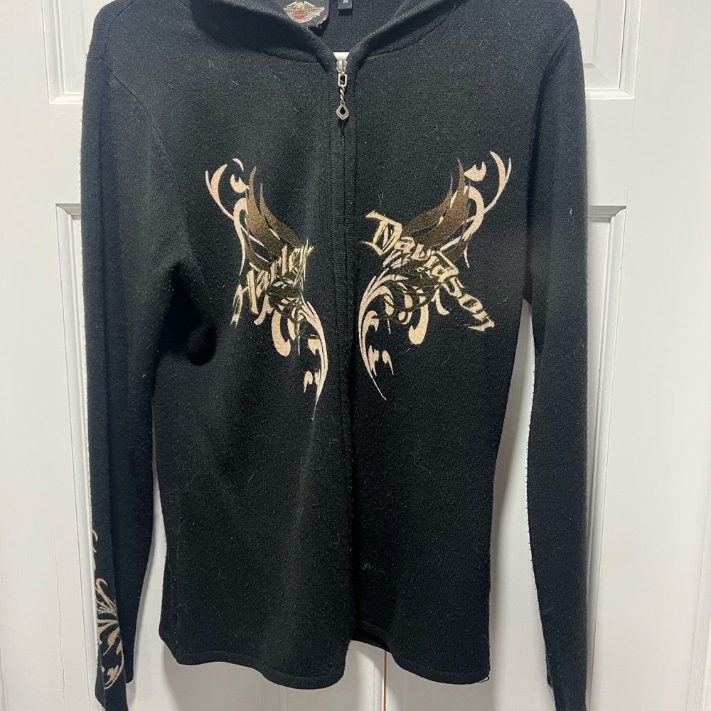 Harley Davidson Black Hoodie sweater